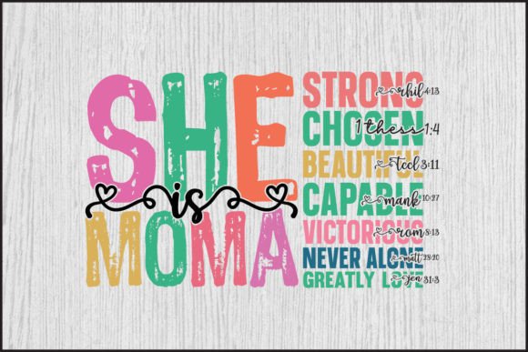 Celebrate Her with the She is Moma Mama Gigi SVG Design