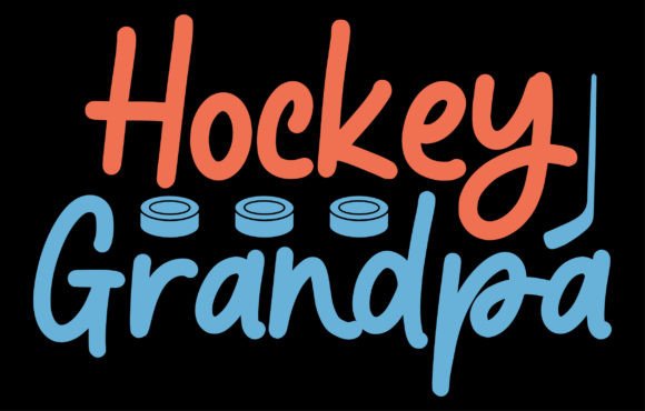 Celebrating the Bench Boss: The Hockey Grandpa T-Shirt Design