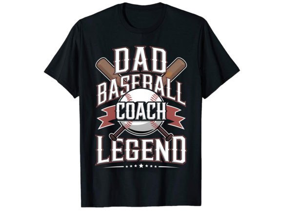 Celebrating the Coach: The Dad Baseball Legend Design