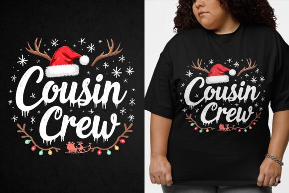 Cousin Crew T-shirt Design: A Playful Asset for Family & Friends