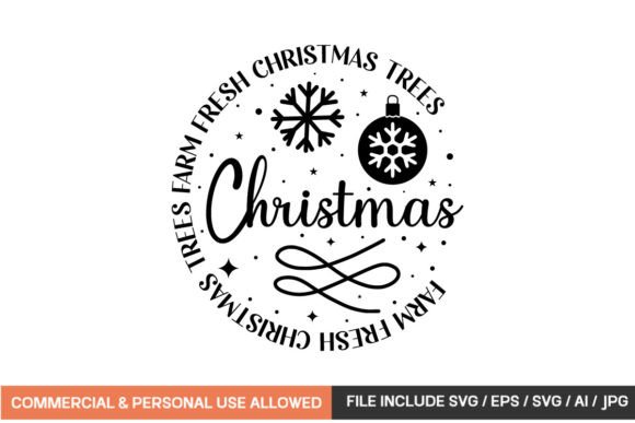Crafting Holiday Magic with Farm Fresh Christmas Trees SVG