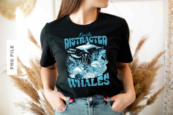 Embrace the Chaos: The Easily Distracted T-Shirt Design