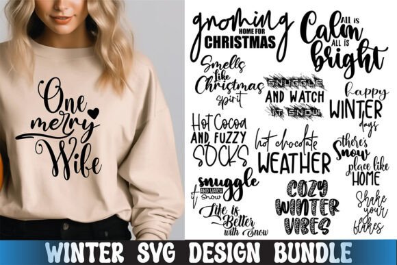 Festive Creativity: Unlocking the Winter SVG Design Bundle