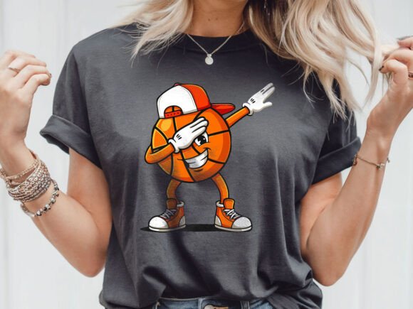 Score Big Laughs: The Ultimate Dabbing Basketball Design