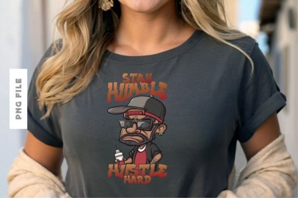 Stay Humble T-Shirt Design: A Ready-to-Print Asset for Modern Brands